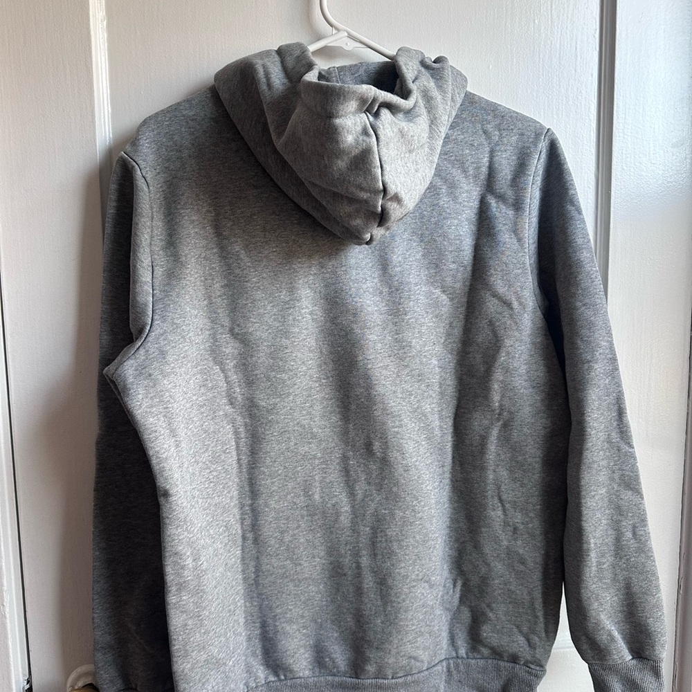 PUMA Men's Gray Hoodie with Black Logo - Picture 4 of 4